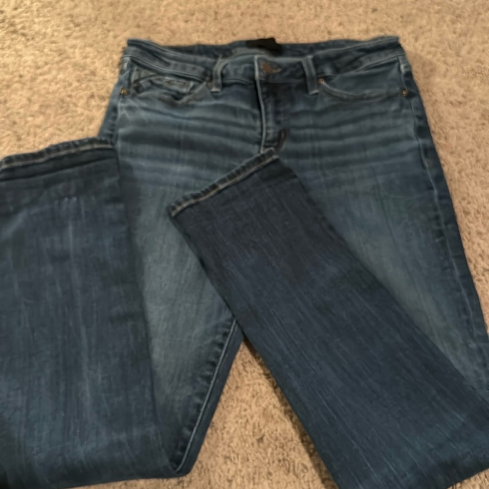 Buckle black womens jeans